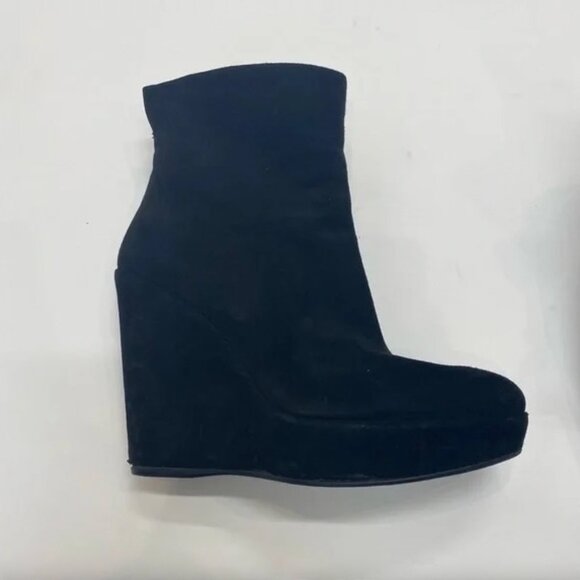 Prada Suede Wedges - Picture 1 of 8